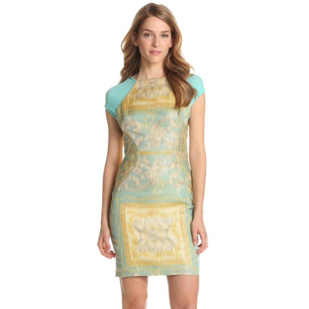 Anthropologie Eva Franco Hero Dress in Lemon Supreme